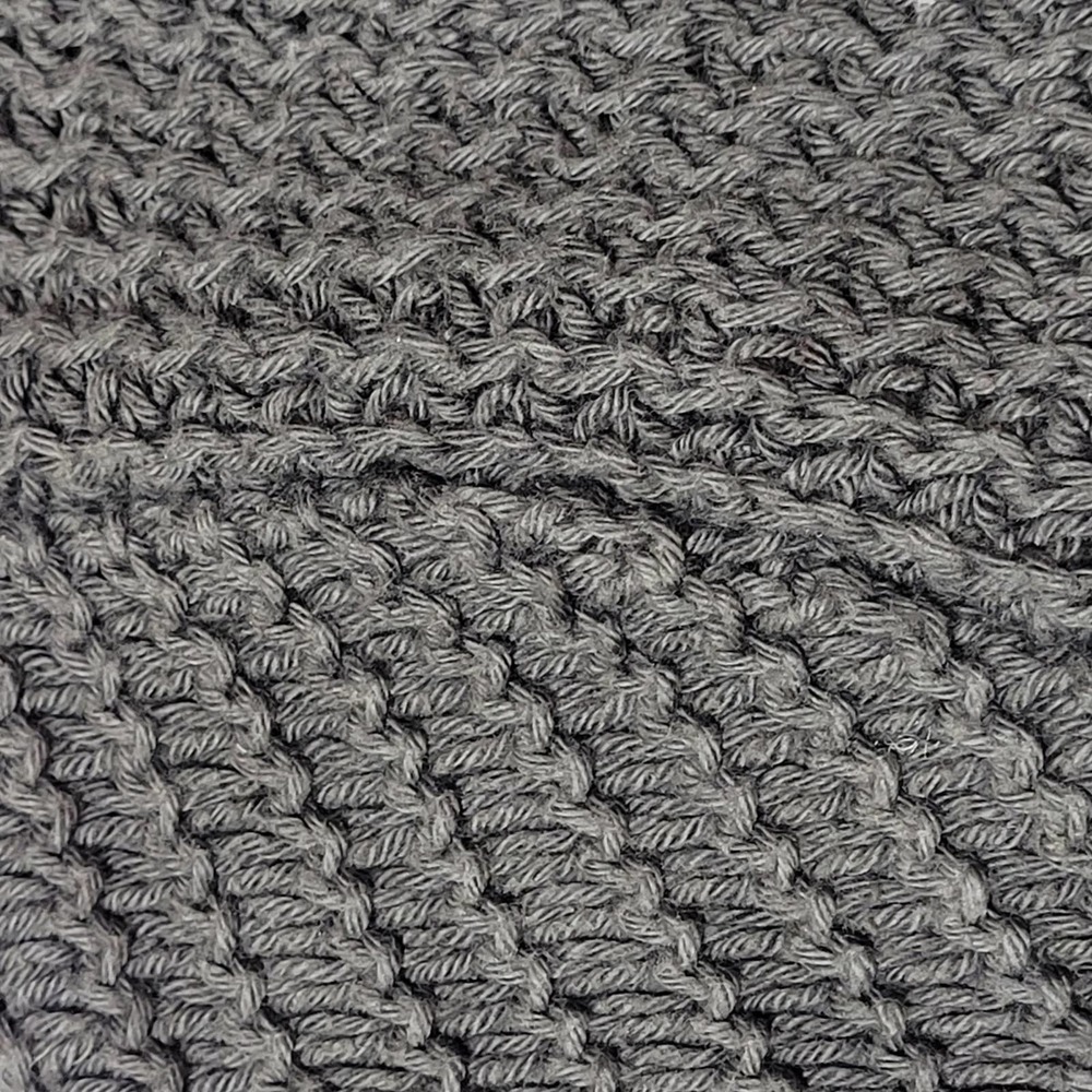 Pure Women's Hand Knit Open Front Cardigan Sweater Dark Gray Size XS - Picture 3 of 12